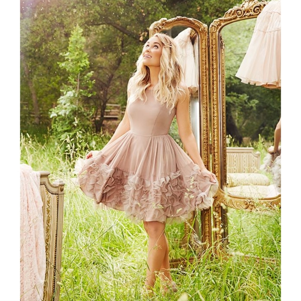LC Lauren Conrad Runway Ruffle dress